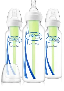 Bottle Feeding|Dr Brown's 8 oz Options Narrow Bottle - 3pk