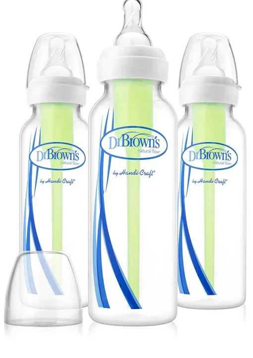 Bottle Feeding|Dr Brown's 8 oz Options Narrow Bottle - 3pk