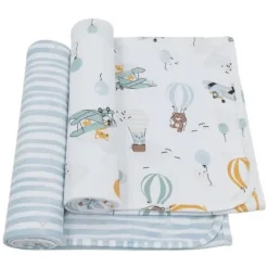 Swaddles|Living Textiles 2 Pack Jersey Swaddle