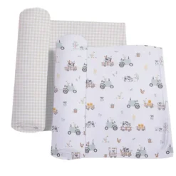 Swaddles|Living Textiles 2 Pack Jersey Swaddle