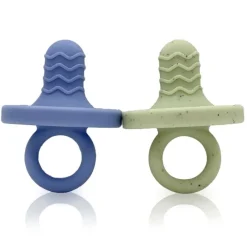 Pacifiers|Silicone Teethers|Kushies 2 Pack Silicone Teethers