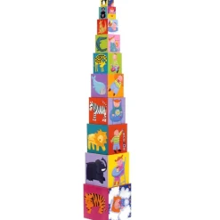 Building Toys|Djeco 10 Stacking Cubes