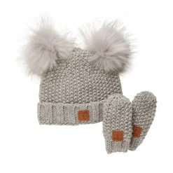 Hats|Kombi Adorable Knit Toque and Mittens Set - Infants