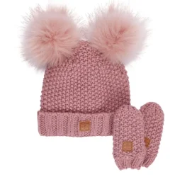Hats|Kombi Adorable Knit Toque and Mittens Set - Infants