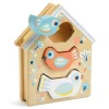 Games & Puzzles|Djeco Baby Birdi Wooden Sorting Box and Stacking Birds