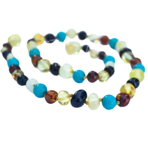 Teething Necklaces|Healing Amber Baltic Amber Teething Bracelets - 5.5 inches