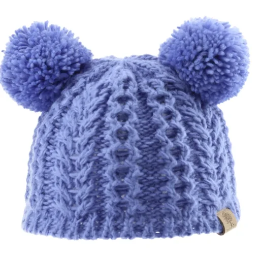 Hats|Bedford Road Beanie With Poms - Blue