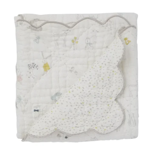 Bedding|Pehr Designs Blanket - Forest Scallop