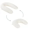 Bottle Feeding|Babymoov B.Love 2-in-1 Pregnancy & Breastfeeding Pillow - Off White Petals