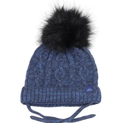 Hats|CaliKids Cable Pom Hat