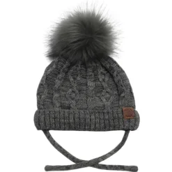 Hats|CaliKids Cable Pom Hat