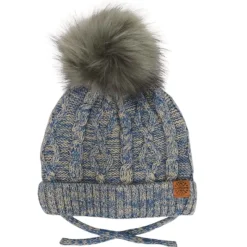 Hats|CaliKids Cable Pom Hat