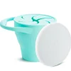 On-The-Go Feeding|Munchkin C’est Silicone! Snack Catcher with Lid