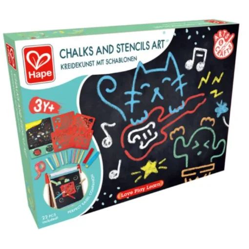 Arts & Crafts|Hape Chalk and Stencil Art