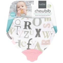 Bibs & Burp Cloths|Kushies Chewbib Drool Bib