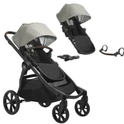 Full Size Strollers|Baby Jogger City Select 2 Eco Stroller + Second Seat Bundle