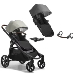 Full Size Strollers|Baby Jogger City Select 2 Eco Stroller + Second Seat Bundle