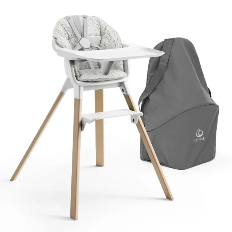 High Chairs|Stokke Clikk Complete with Cushion & Travel Bag