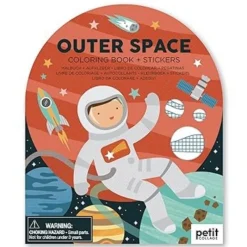 Arts & Crafts|Petit Collage Coloring Book With Stickers