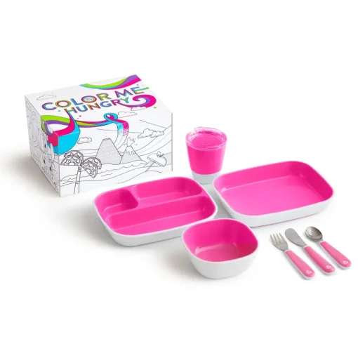Tableware|Munchkin Colour Me Hungry Toddler Dining Sets
