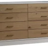 Dressers|Natart Juvenile Como Naturale 8-Drawer Double Dresser