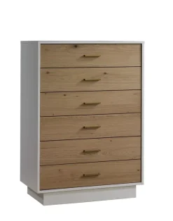 Dressers|Natart Juvenile Como Naturale 6-Drawer Tall Dresser
