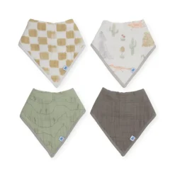 Bibs & Burp Cloths|Little Unicorn Cotton Muslin + Fleece Bandana Bib