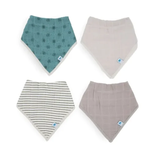Bibs & Burp Cloths|Little Unicorn Cotton Muslin + Fleece Bandana Bib