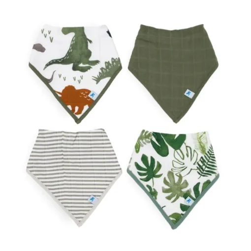 Bibs & Burp Cloths|Little Unicorn Cotton Muslin + Fleece Bandana Bib