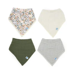 Bibs & Burp Cloths|Little Unicorn Cotton Muslin + Fleece Bandana Bib