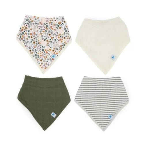 Bibs & Burp Cloths|Little Unicorn Cotton Muslin + Fleece Bandana Bib