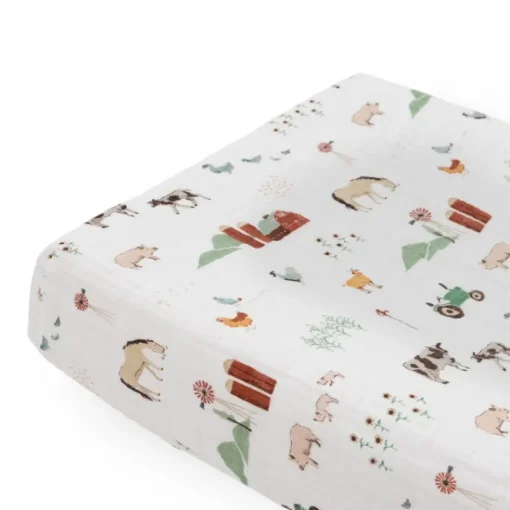 Bedding|Little Unicorn Cotton Muslin Changing Pad Cover