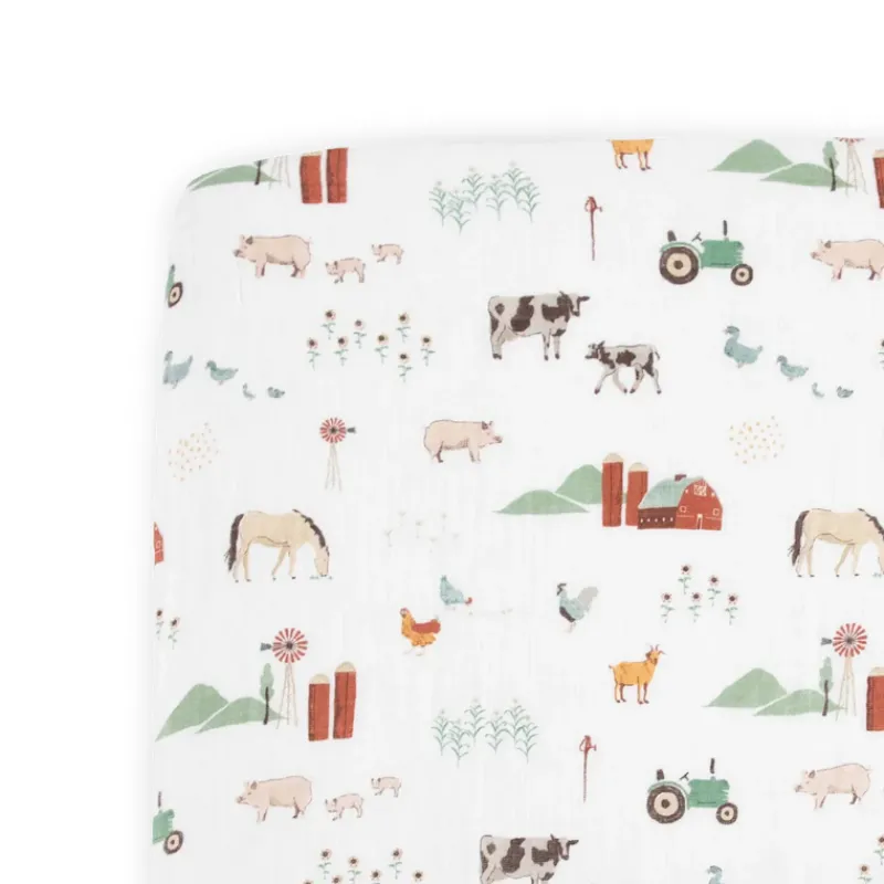 Crib Sheets|Bedding|Little Unicorn Cotton Muslin Crib Sheets