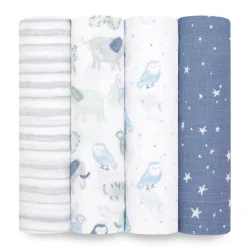 Swaddles|Aden & Anais Cotton Muslin Swaddles - 4 Pack