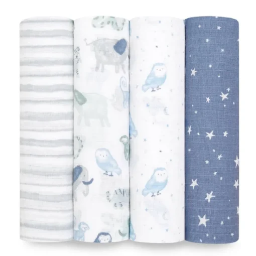 Swaddles|Aden & Anais Cotton Muslin Swaddles - 4 Pack