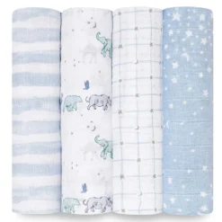 Swaddles|Aden & Anais Cotton Muslin Swaddles - 4 Pack