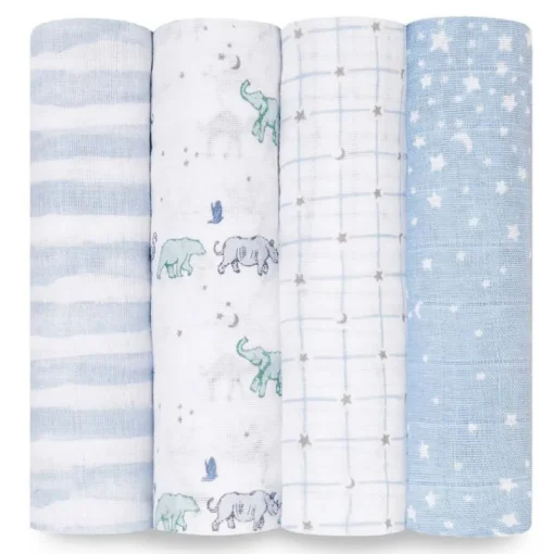 Swaddles|Aden & Anais Cotton Muslin Swaddles - 4 Pack