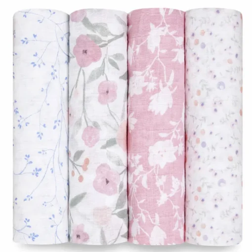 Swaddles|Aden & Anais Cotton Muslin Swaddles - 4 Pack