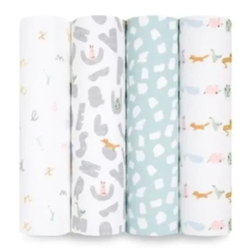 Swaddles|Aden & Anais Cotton Muslin Swaddles - 4 Pack