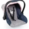 Dolls|Bayer Design Deluxe Doll's Car Seat With Canopy - Grey