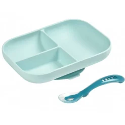 Tableware|Beaba Divided Plate & Spoon