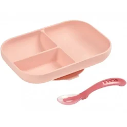 Tableware|Beaba Divided Plate & Spoon