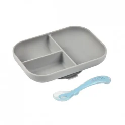 Tableware|Beaba Divided Plate & Spoon