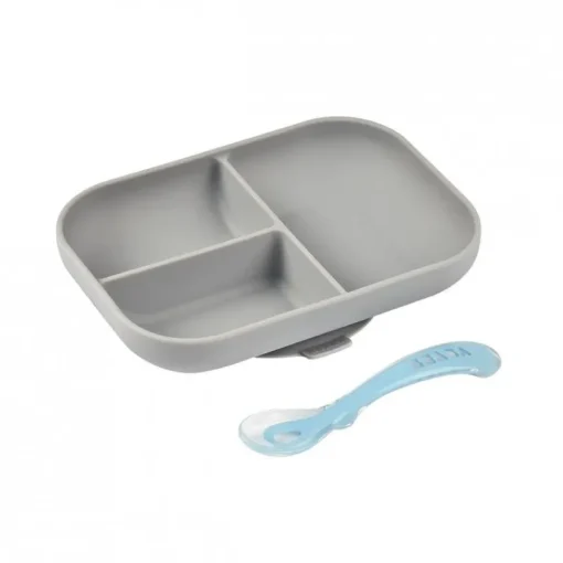 Tableware|Beaba Divided Plate & Spoon