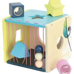 Games & Puzzles|Vilac Early Learning Wooden Shape Sorter