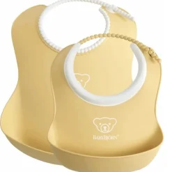 Bibs & Burp Cloths|BabyBjorn Feeding Bib Set - 2 Pack