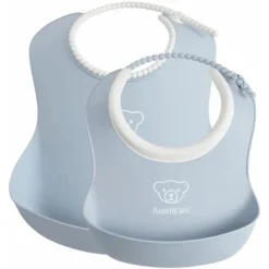 Bibs & Burp Cloths|BabyBjorn Feeding Bib Set - 2 Pack
