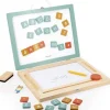 Arts & Crafts|Janod 4-in-1 Portable Magnetic & Chalk Board