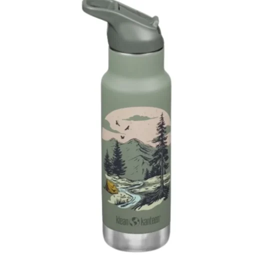 Tableware|Klean Kanteen Kid Classic Water Bottle with Flip Sport Cap - 12 oz