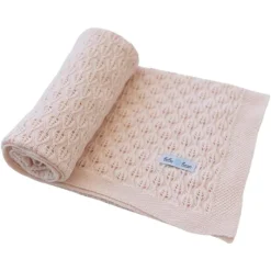 Bedding|Beba Bean Knit Leaf Baby Blanket